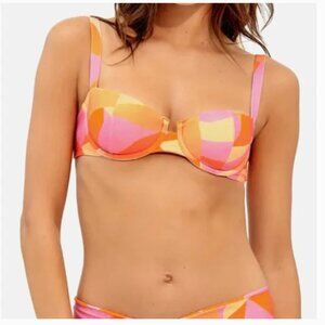 NWT Vix by Paula Hermanny Martinica Nissi Underwire Bikini Swimsuit Top Small